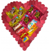 Coração Dia dos Namorados com chocolate PP